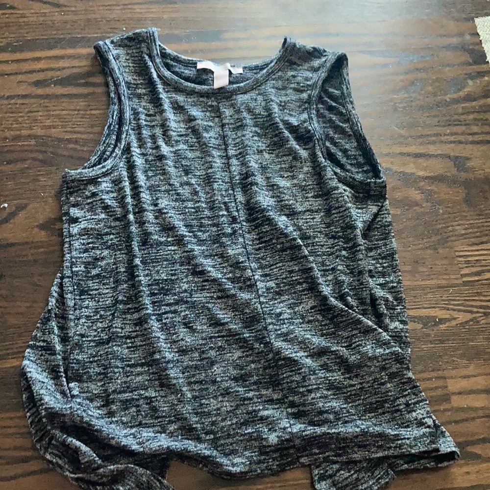 Black and white tank top